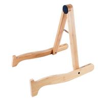 Ukulele Stand Wood Guitar Rack A-Frame Style Standing Musical Instrument Holder with Smooth Side for Ukuleles Violins 1 beige