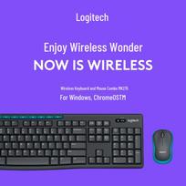 Logitech MK275 Wireless Keyboard and Mouse Combo MK275 2.4G Receiver