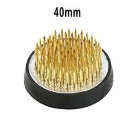 Holder Brass Floral Arrange Round Spiky Frog Fixed Tool 40mm