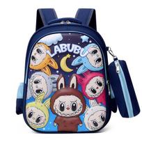 Labubu School Bag New Children's Primary School Students Kindergarten First-class Backpack Light and Cute Backpack Men KTB