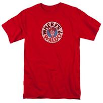 26 Where's Waldo Waldo Logo T Shirt Mens Licensed Cartoon Merchandise Red Unisex T-Shirt XXXL