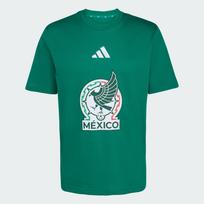 adidas Men's Mexico Logo Crest World Cup T-Shirt (Green) S blue