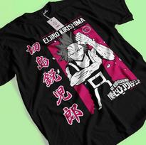 Eijiro Kirishima Tshirt My Hero Academia Bakugo Katsuki Tee Anime Midoriya Dabi Unisex T-Shirt XXXXL pink