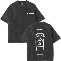 Washed Vintage s Rusian Rock Viktor Tsoi Kino Graphic Tshirts Mens Classic T Shirt Men Women Trendy Oversized Short Sleeve S