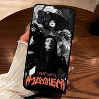 Singer L-Lady Gaga Phone Case For IPhone 17 16 15 14 13 12 11 Pro Max Plus Mini Silicone Black Cover iPhone 16 pro black