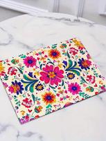 Mexican Bohemian Moroccan Mandala Placemats Heat Resistant Dining Table Mats And Bowls For Restaurant And Kitchen Decoration 4PCS