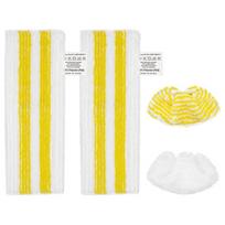 Suitable for Kärcher SC2 SC3 SC4 SC5 handheld vacuum cleaner steam mop cleaning cloth covers (2 pieces)
