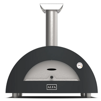 Hibridinė picos krosnis ALFA MODERNO 3 Pizze Ardesia Grey