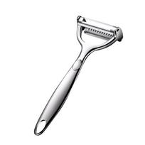2 in 1 Vegetable and Fruit Peeler Ergonomic Handle Stainless Steel Kitchen Planer Zinc Alloy Household Vegetable Grater Tomatoes sidabras