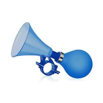 Trumpet Bike Horns Bicycle for Adults Loud Bell Kids Pink Blue Silver Girls Bells Mini Air Skateboard Accessories mėlyna