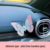 Moving Butterfly Car Vent Ornament - Creative Healing Decoration for Center Console
