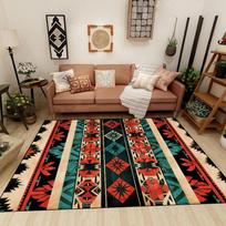 Turkish Bohemia Carpet Washable Non-slip Rug for Bedroom Living Room Home Sofa Decoration Large Decor Floor Fluffy Mat Gift 60*90cm brown