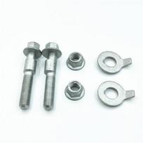 2x 14 mm ratų suvedimo ir posvyrio reguliavimo ekscentriniai varžtai ir veržlės ±1,75° posvyrio pakeitimui