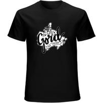 GORD Downie in GORD We Trust Tragically Hip Black Gray T-Shirt Funny Graphics Black S juoda