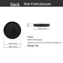 6-Inch Air Fryer Accessory Set: Cake Basket, Pizza Pan, Round Handle, Baking Molds