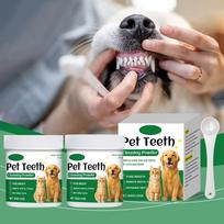 Pet Cleaning Powder Large Capacity 3.53 Oz Dog Cleaning Powder, Fresh Breath , Dog Care Improves Oral And Gastrointestinal Health One Size