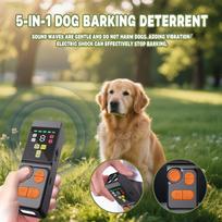 Upgraded Dog Stops Barking &scares Wild Dogs With Strobe Lights + 41kHz Sound (50ft Range).Safe,humane & Portable For Walks/outdoors One Size juoda