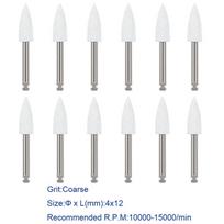12Pcs Dental Silicone Polisher For Contra Angle Handpiece Porcelain Composite Teeth Polish Dentistry Tool
