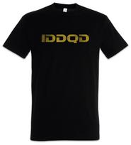 IDDQD T-Shirt Mens Womens Tees Top Fun Nerd Geek Code Cheat Gamer Games Gaming Retro Computer Game M