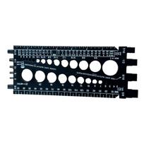 Measuring Tool Screw Nut Bolt Drill Bit Thread Pitchs Gauges Checker Inch Standard & Metric Imperials Tool juoda