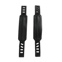 1 Pair Exercise Bike Pedal Belts Bicycle Pedal Straps Anti-slip Wear-resistant No Pinching Quick And Easy Installation Stationary Cycling Fix A