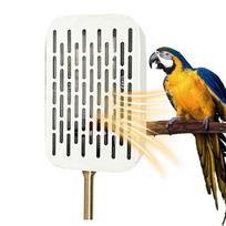 Bird Cage Heater Metal Chew-Proof Wire Bird Heater Lighting Bird Lamp Simulates Natural Environment for Parrots Small Birds
