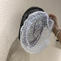 Meier Beret - women's summer lightweight mesh sequin painter hat One size fits all