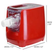 260W Vegetable Noodle Press Machine Dumpling Spaghetti Cutter Noodles Dough Blender Household Multifunctional Automatic Pasta Maker