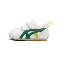 ASICS Suku Anti Kick, Abrasion Resistant, And Breathable Low top Toddler Shoes White Green Yellow Infant And Toddler 1144A265-105 21