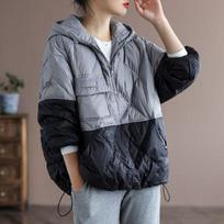 Winter Fashion Loose Jacket Women Casual Warm Hooded Parkas Ladies Classic Coats XL