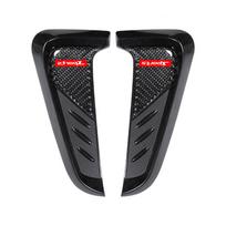Carbon Fiber Car Front Fender Side Air Vent Trim Shark Gills Side Vent Sticker