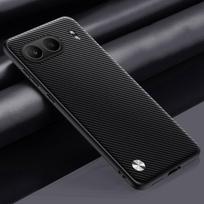 Prabangus PU odos dėklas OnePlus Nord 4 Nord4 5G galiniam dangteliui Silikoninis smūgiams atsparus pilnos apsaugos telefono dėklas One Plus Nord 4 For OnePlus Nord 4 matinė juoda spalva