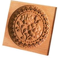 Christmas Love Heart Biscuit Fondant Stamp Mould Carved Cookie Cutter Molds Wooden Gingerbread Cookie Mold Shortbread Mold