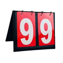2 Digit Scoreboard, Sports Score Marker for Basketball, Indoor And Outdoor Sports, Basketball Red red