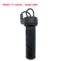 1pair/1pc Throttle Handle Electric Bike Twist Throttle Rubber E-Bike Handle For Universal Electric Bicycle 24V / 36V / 48V single right #1 black