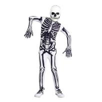 Vaikų skeleto kostiumas Helovino skeletas tiulio sijonas / dinozauro kombinezonas / kaulų kombinezonas apranga berniukams mergaitėms persirengimui XL E gray