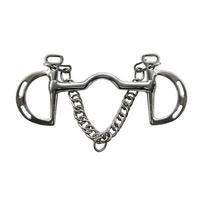 Competition Grade Horse Bit Equipped with Shocked Absorbing Silicones Ideal for Precise Commands During Event
