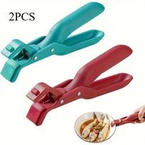 2 High-Temperature Resistant Heat-Proof Tongs - Non-Slip Kitchen Bowl/Pot/Tray Tongs Suitable for Ovens, Air Fryers, Stovetops, Grills
