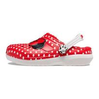 Crocs X Disney Minnie Pelėda Classic Clog Vaikams Unisex Raudonas Baltas Juodas 208105-03 29 red
