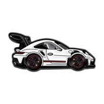Retro Sports Car Badge Hat Clip Souvenir Enamel Pins Custom Brooches Lapel Badges Fun Cool Jewelry Gift for Men Friends