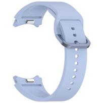 Click Easy To Fit Sport Band For Samsung Galaxy Watch 7 4 44mm/5 Pro 45mm/6 Classic 47mm 43mm/FE 40mm Silicone Strap Accessories šviesiai mėlyna spalva