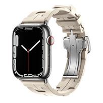 Kilim Vienos kilpos silikoninė apyrankė Apple Watch juosta 44mm 40mm 49mm 45mm 46mm apyrankė iwatch serija 9 6 se 3 7 8 ultra 2 10 11 42 44 45 49 S10-46mm gray