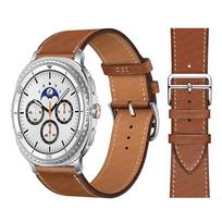 Band for Samsung Galaxy Watch 8/8 Classic/Ultra 2026 47mm 44mm 40mm 46mm Leather Wrist Belt Correa Bracelet Galaxy watch 8 Strap Galaxy watch 8 40mm ruda