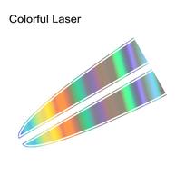 2PCS Car Hood Bonnet Stickers For Fiat 500 Abarth 595 Tuning Accessories Vinyl Film Decals Auto DIY Stripes Styling Decoration