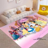 Šis rožinės Disney princesės tematikos kilimas tinka mergaičių miegamiesiems, naktinėms spintelėms, svetainėms, sofoms, grindų kilimėliams, vaikams' 60x90cm gray