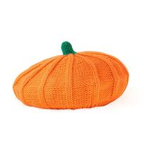Parent-child Beanies Cap Pumpkin Beret Hat Winter Warm Knitted Beanies Cap Halloween Hat For Women Kids Mother Baby