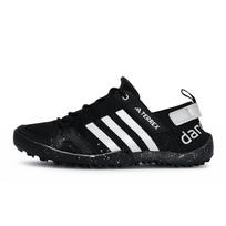 Adidas TERREX DAROGA PLUS HEAT.RDY Abrasion Resistant Low top Running Shoes Unisex Black White Silver HP8636(Team1189-) 40⅔