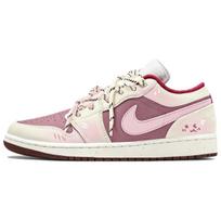 Jordan Air Jordan 1 Strawberry Foam, Sweet Sister Exclusive Low top Vintage Basketball Shoes Women's Pink IR7600-211(Team681-) 39