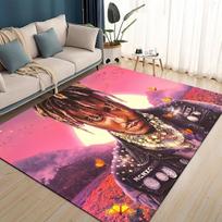 HOT Juice WRLD 999 Legend Rapper Star Rug Carpet for Living Room Bedroom Home Decor,kids Play Non-slip for Sofa Doormat 40x60cm( 15x23in )
