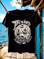 Pixies Planet Of Sound T-shirt - Black Francis 100% Cotton Regular Fit Crew Neck Tee with Unique Graphic Print XXXL